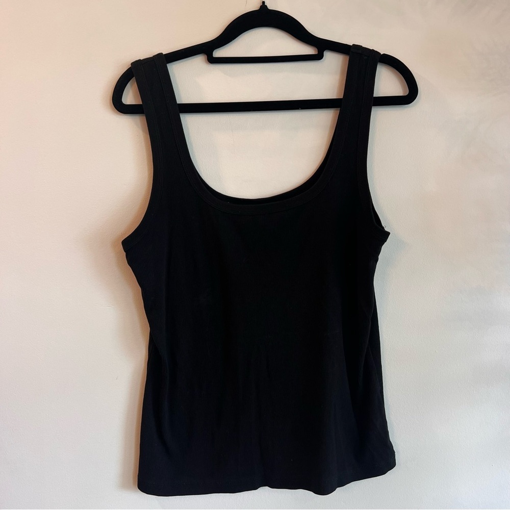DYNAMITE Black Ribbed Tank - Size XL